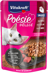 Vitakraft Poésie Délice кусочки с сердцем для кошек