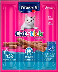 Vitakraft Cat Stick с камбалой и Омега-3