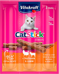 Vitakraft Cat Stick з індичкою та ягням
