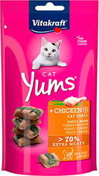Vitakraft Cat Yums с курицей и кошачьей мятой