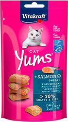 Vitakraft Cat Yums с лососем и Омега-3