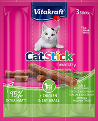 Vitakraft Cat Stick з куркою та котячою травою