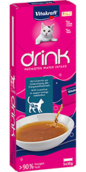 Vitakraft Cat Drink Напиток с лососем и L-карнитином