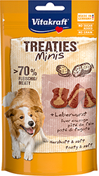 Vitakraft Dog Treaties Minis з ліверною ковбасою