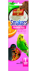 Vitapol Smakers Weekend Style з фруктами для хвилястих папуг