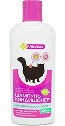 Vitomax Фітошампунь-кондиціонер для довгошерстих котів