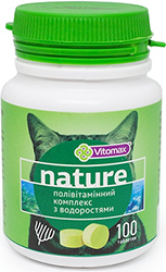 Vitomax Nature Полівітамінний комплекс зі смаком водоростей для котів
