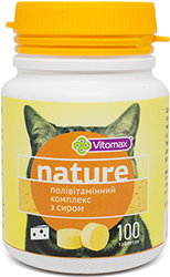 Vitomax Nature Поливитаминный комплекс со вкусом сыра для кошек