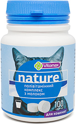 Vitomax Nature Поливитаминный комплекс со вкусом молока для котят
