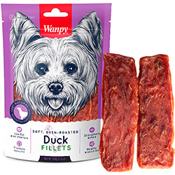 Wanpy Soft Duck Fillets Мягкое утиное филе для собак