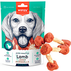 Wanpy Lamb Jerky Dumbbells Кістка-гантель з ягням для собак