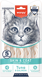 Wanpy Functional Creamy Treat Skin & Coat Кремовое лакомство для кошек