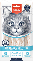 Wanpy Functional Creamy Treat Hairball Control Кремовое лакомство для кошек