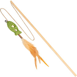 WauCat Fun Natural Вудка-дражнилка з рибкою для котів WauCat Fun Natural Вудка-дражнилка з рибкою для котів