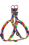 WauDog Шлея з принтом "Вітраж" для собак, нейлон WauDog Шлея з принтом "Вітраж" для собак, нейлон
