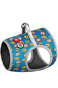 WauDog Шлея з принтом "ВАУ" для собак WauDog Шлея з принтом "ВАУ" для собак