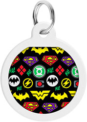 WauDog Адресник Smart ID з QR-паспортом "Супергерої логоманія" WauDog Адресник Smart ID з QR-паспортом "Супергерої логоманія"