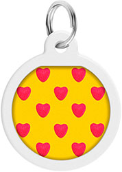 WauDog Адресник Smart ID з QR-паспортом "Серця" WauDog Адресник Smart ID з QR-паспортом "Серця"