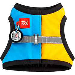 WauDog Шлея з принтом "Colors of freedom" для собак, нейлон