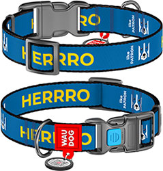 WauDog Nylon Нейлоновий нашийник "Патрон" для собак WauDog Nylon Нейлоновий нашийник "Патрон" для собак