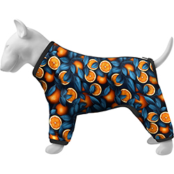 WauDog Clothes Вітрівка "Апельсини" для собак WauDog Clothes Вітрівка "Апельсини" для собак