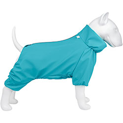WauDog Clothes Водонепроникний дощовик для собак, блакитний