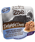 Zoe Delightful Duets Паштет с курицей для кошек