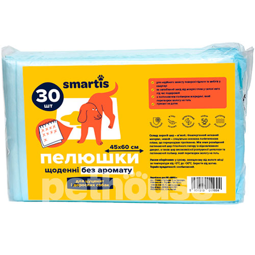Smartis Пелюшки щоденні для собак, стандартні