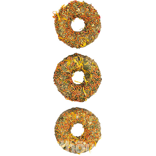 Special One Donuts Лакомство-пончики с петрушкой, чумизой и календулой для грызунов, фото 2