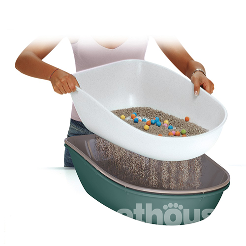 Stefanplast "Furba Top Chic" Закрытый туалет с сеткой для кошек