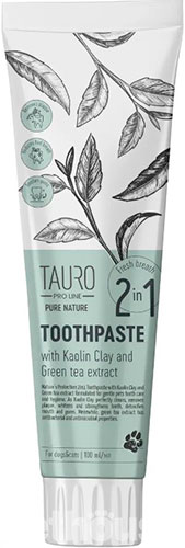 Tauro Pro Line Pure Nature Зубная паста с каолином и экстрактом зеленого чая для кошек и собак