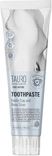 Tauro Pro Line Pure Nature Зубная паста с каолином и наночастицами серебра для кошек и собак