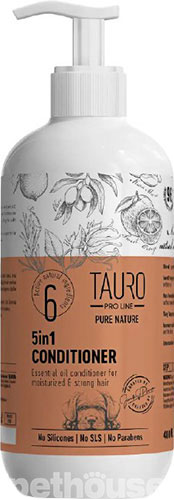 Tauro Pro Line Pure Nature 5in1 Кондиционер для интенсивного увлажнения шерсти собак и кошек 