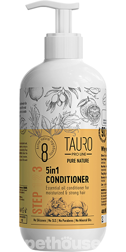 Tauro Pro Line Pure Nature 5in1 Кондиционер для интенсивного увлажнения шерсти собак и кошек