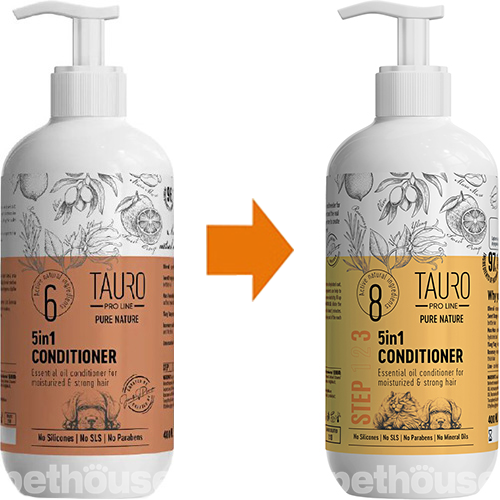 Tauro Pro Line Pure Nature 5in1 Кондиционер для интенсивного увлажнения шерсти собак и кошек