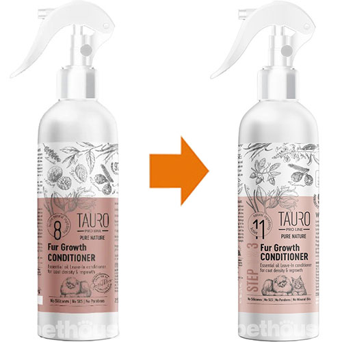 Tauro Pro Line Pure Nature Fur Growth Спрей-кондиционер для стимуляции роста шерсти собак и кошек