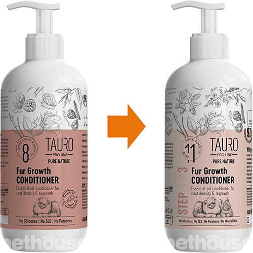 Tauro Pro Line Pure Nature Fur Growth Кондиціонер для стимуляції росту шерсті собак і котів Tauro Pro Line Pure Nature Fur Growth Кондиціонер для стимуляції росту шерсті собак і котів