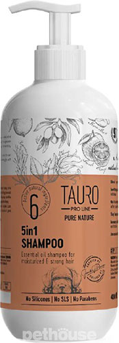 Tauro Pro Line Pure Nature 5in1 Зволожувальний шампунь для собак і котів