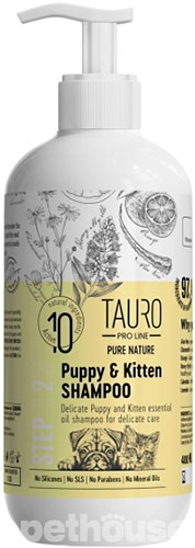 Tauro Pro Line Pure Nature Delicate Puppy & Kitten Делікатний шампунь для цуценят і кошенят
