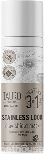 Tauro Pro Line Pure Nature Stainless Look 3in1 Маска для видалення плям з білої шерсті собак