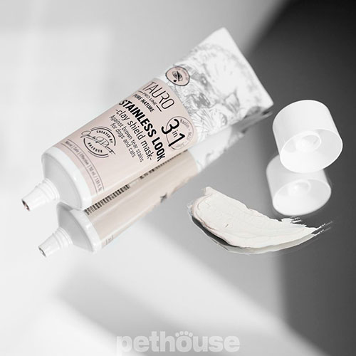 Tauro Pro Line Pure Nature Stainless Look 3in1 Маска для удаления пятен с белой шерсти собак