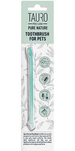 Tauro Pro Line Pure Nature Зубна щітка для собак і котів