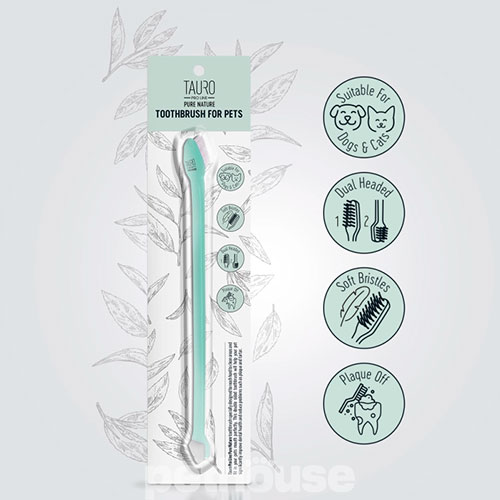 Tauro Pro Line Pure Nature Зубна щітка для собак і котів