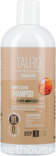 Tauro Pro Line Derma Care Amber Scrub Cat & Dog Отшелушивающий шампунь