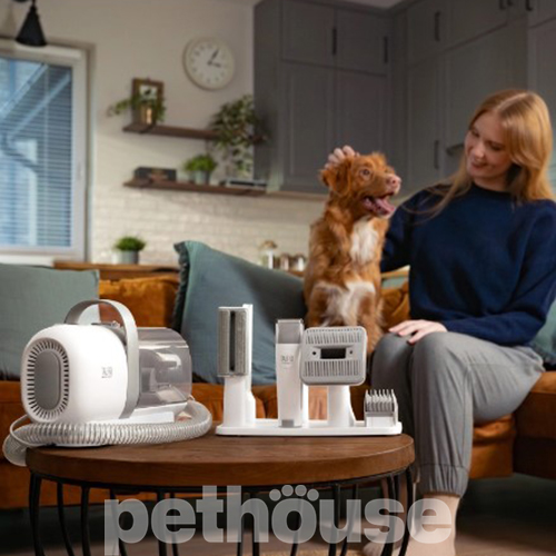 Tauro Pro Line Набор 7-в-1 с пылесосом для груминга собак и кошек