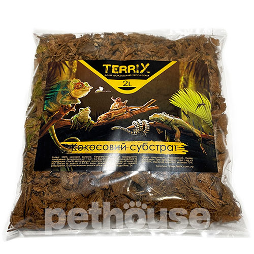 TerriX Кокосовый субстрат для террариума, крупный (чипсы)