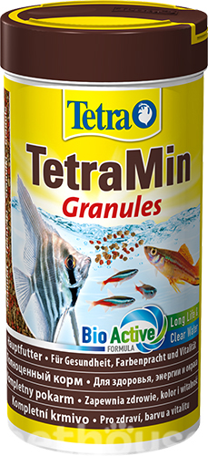 TetraMin Granules - основной корм для всех видов рыб, гранулы