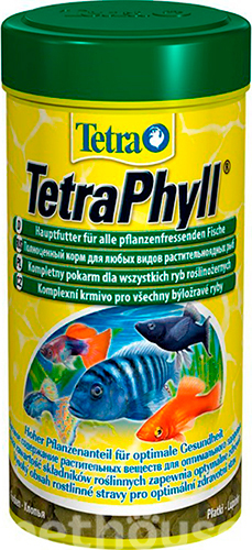 TetraPhyll - основний корм для всіх видів рослиноїдних риб, пластівці