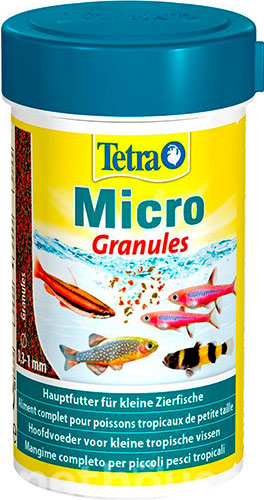 Tetra Micro Granules - корм для небольших рыб, гранулы