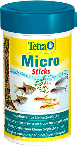 Tetra Micro Sticks - корм для небольших рыб, палочки